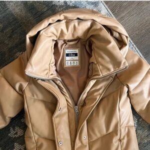 Abercrombie & Fitch Camel Puffer Jacket